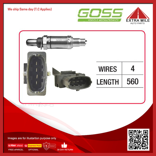 Goss Oxygen Sensor Pre-Catalytic For Holden Barina XC 1.4L Z14XE 2D/4D Hatchback