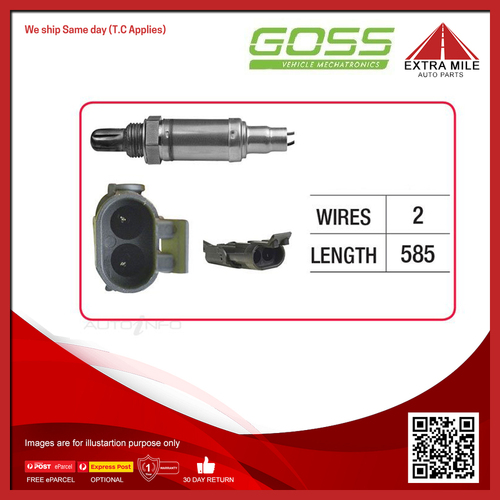 Goss Oxygen Sensor Pre-Catalytic For HSV Clubsport VR, VS 5.0L 304 (LB9) V8