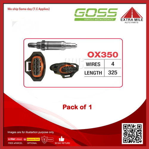 Goss Oxygen Sensor For Holden Astra AH,TS 1.8L Z18XE DOHC 4cyl