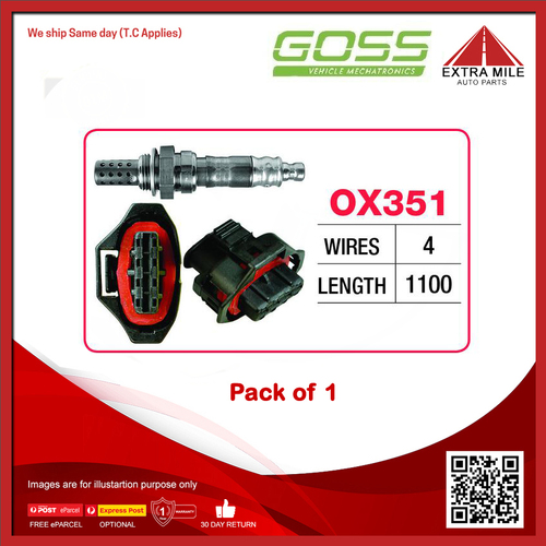 Goss Oxygen Sensor For GMH Cable Length [1100mm] - OX351