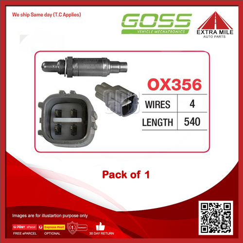 Goss Oxygen Sensor For Toyota 4Runner RN130R,VZN130R 2.4L/3.0L 22R,3VZ-E