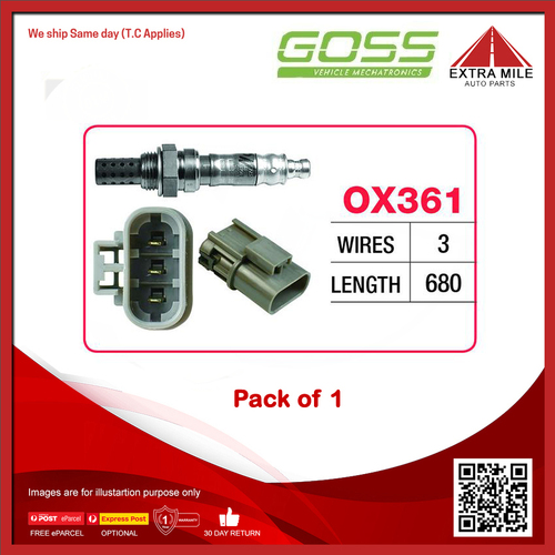 Goss Oxygen Sensor For Nissan Cable Length [680mm] - OX361