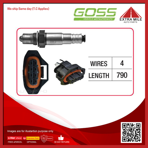 Goss Oxygen Sensor For Porsche Cayman 987 3.4L/2.7L F6 M97.20, M97.21