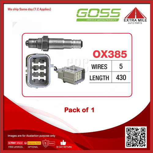 Goss Oxygen Sensor For Honda Civic EG 1.5L D15Z1,D15Z2 SOHC 4cyl 