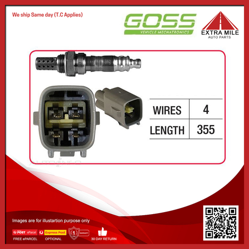 Goss Oxygen Sensor Pre-Catalytic For Toyota Celica GT-4 ST185R 2.0L 3SGTE