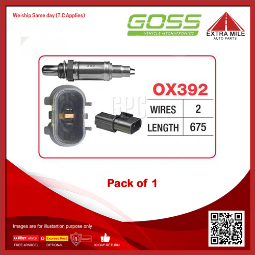 Goss Oxygen Sensor For Mitsubishi Express SJ,WA 2.4L 4G64 S4 4cyl SOHC