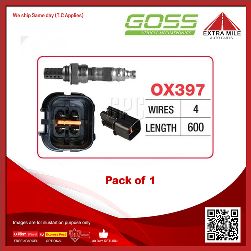 Goss Oxygen Sensor For Hyundai Santa FE,SM 2.4L G4JS DOHC 16v 4cyl