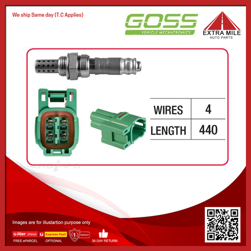 Goss Oxygen Sensor Pre-Catalytic For Suzuki Liana RH416, RH418 1.6L/1.8L M16A