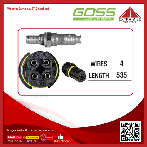 Goss Oxygen Sensor Post-Catalytic For Mercedes-Benz SL55 AMG R230 5.4L V8