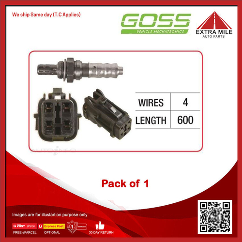 GOSS Oxygen Sensor For Kia Sportage SL 2.0L G4KD DOHC 16v MPFI 4cyl