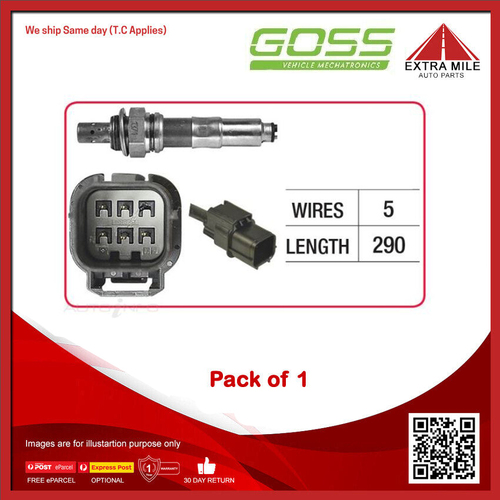 GOSS Oxygen Sensor For Honda Accord CP 3.5L V6 J35Z2 SOHC-PB 24v MPFI