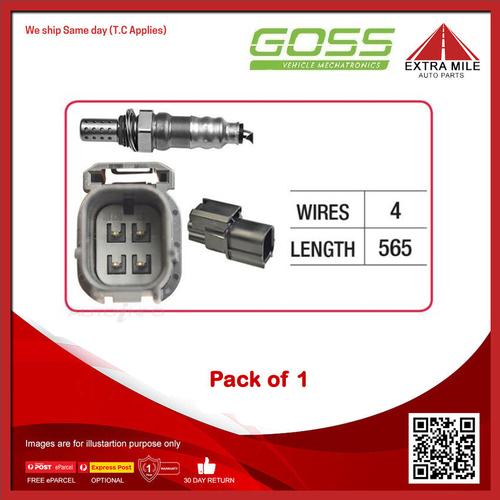 GOSS Oxygen Sensor For Honda Accord CP 3.5L V6 J35Z2 SOHC-PB - OX462