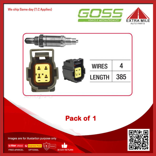 GOSS Oxygen Sensor For Jeep Grand Cherokee GEN2 WG-WJ 4.7L,GEN4 WK2 3.6L V8 MPFI