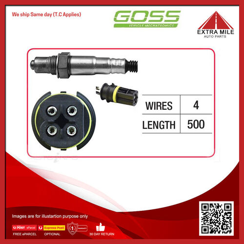 Goss Oxygen Sensor Pre-cat For Smart Roadster 0.7L M160.922 2D Roadster