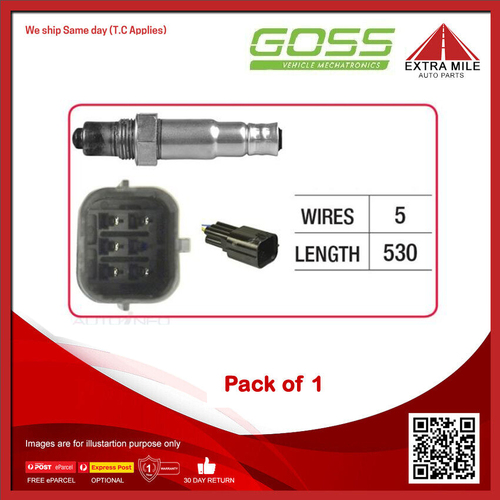 GOSS Oxygen Sensor For Mazda Mazda3 BK,BL 2.0L,2.5L LF-DE DOHC 16v MPFI 4cyl