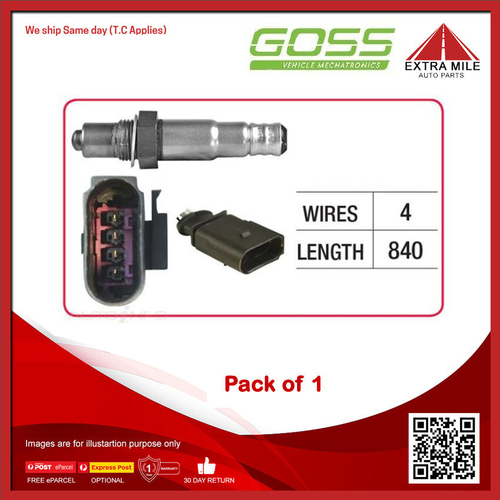 GOSS Oxygen Sensor For Volkswagen Passat  B6 B7 362 3C2 R36 3.6L BWS DOHC