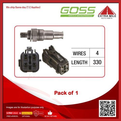 GOSS Oxygen Sensor For Hyundai Tiburon GK 2.7L V6 BA DOHC-PB 24v MPFI