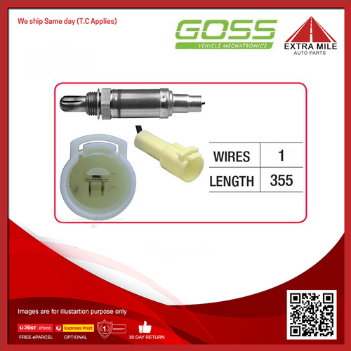 Goss Oxygen Sensor Pre-Catalytic For Daihatsu Feroza ST 1.6L HDE 