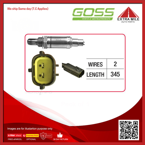 Goss Oxygen Sensor Pre-Catalytic For Mazda E2000 MWB 2.0L FE 3D Van