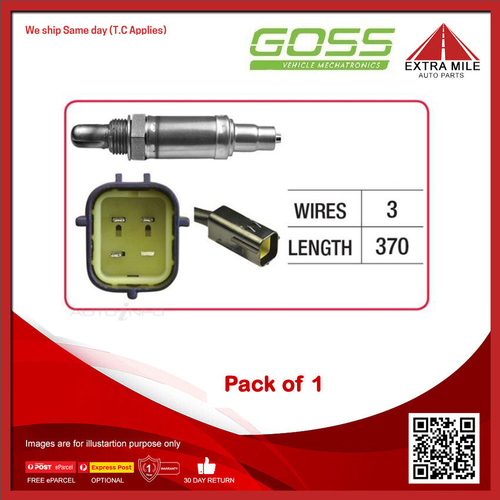 GOSS Oxygen Sensor For Mazda Eunos 500 CA 2.0L V6 KF DOHC-PB 24v MPFI