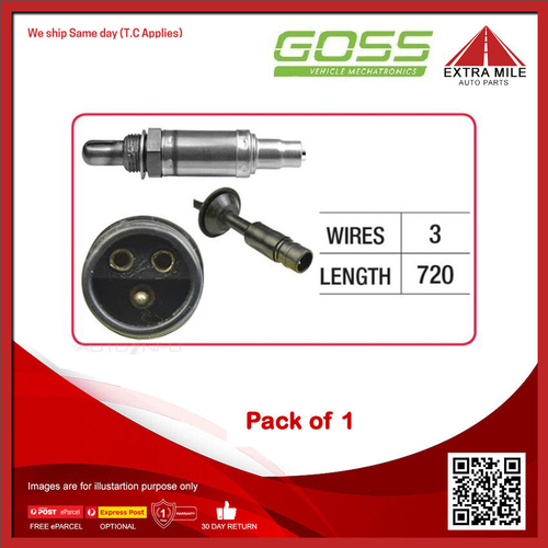 GOSS Oxygen Sensor For Porsche 928 GT 5.0L,GTS 5.4L V8 M28 DOHC 32v MPFI