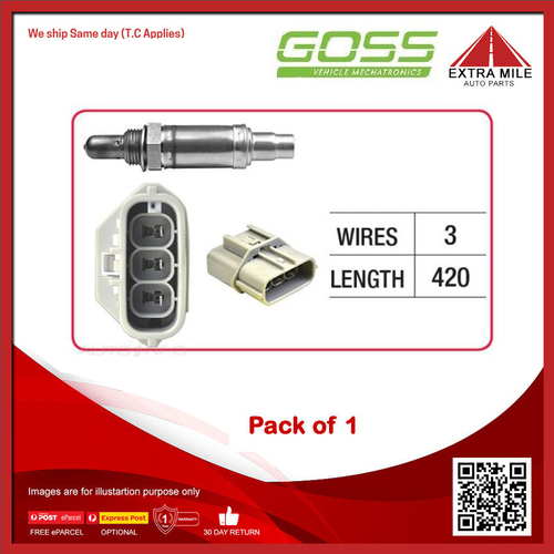 GOSS Oxygen Sensor For Nissan Maxima A33 3.0L V6 VQ30DE DOHC MPFI