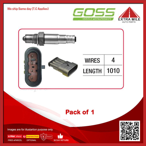 GOSS Oxygen Sensor For Alfa Romeo Spider 3.2L 936 A6.000 DOHC