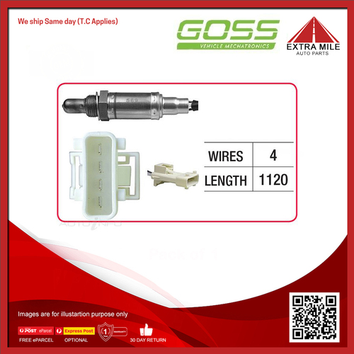 Goss Oxygen Sensor Pre-Catalytic For Porsche 911 Carrera 4, RS 993 3.6L 