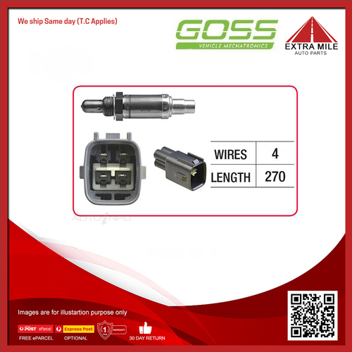 Goss Oxygen Sensor Pre-Catalytic For Lexus RX450H GYL15R 3.5L V6 2GRFXE