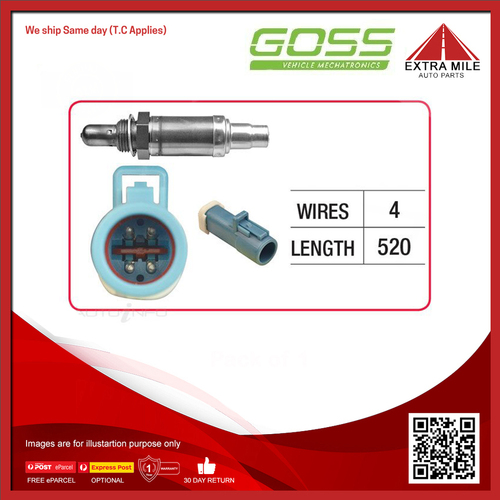 Goss Oxygen Sensor Pre-Catalytic For Mazda Tribute 6Z, 8Z, CU,YU 3.0L/2.0L V6 AJ