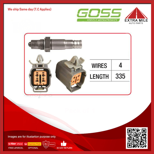 Goss Oxygen Sensor Pre-Catalytic For Mazda MPV LW 2.0L/2.3L FSDE, L3DE