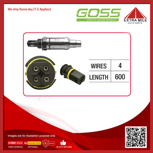 Goss Oxygen Sensor Pre-Catalytic For Mercedes-Benz E280 W210 2.8L M104.945