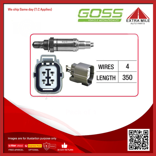 Goss Oxygen Sensor Post-Catalytic For Honda CRV iL-D RD 2.4L K24A1 