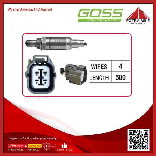 Goss Oxygen Sensor Pre-Catalytic For Honda Integra Type-R,S DC 2.0L K2021, K20A2