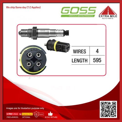 Goss Oxygen Sensor Pre-Catalytic For Mercedes-Benz CLK55 AMG C208 5.4L V8