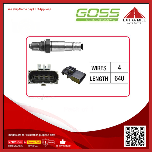 Goss Oxygen Sensor Pre-Catalytic For Land Rover Freelander I,XEI L314 1.8L 18K4F