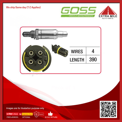 Goss Oxygen Sensor Pre-Catalytic For BMW 535i E39 3.5L V8 M62B35, M62TUB35