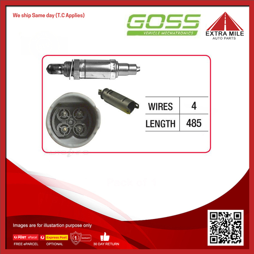 Goss Oxygen Sensor Pre-Catalytic For BMW 545i E60, E61 4.4L V8 N62B44 4D Sedan