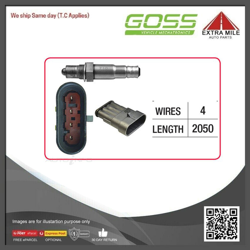 GOSS Oxygen Sensor [Post Catalytic Converter] - OX710 