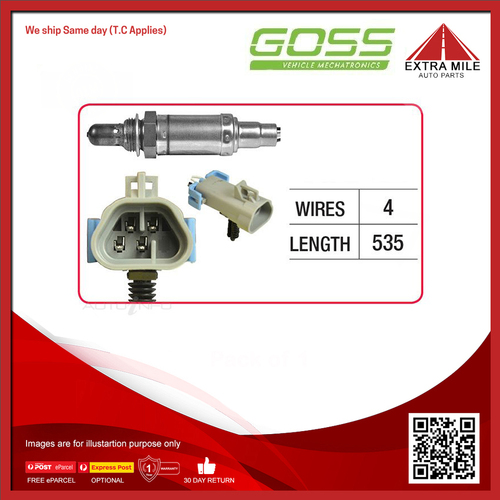 Goss Oxygen Sensor Pre-Catalytic For Hummer H3 3.7L LLR 4D SUV Mid-Size