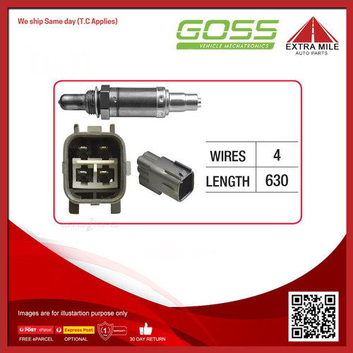 Goss Oxygen Sensor Post-Catalytic For Hyundai Santa FE Active, Elite CM, DM 2.4L