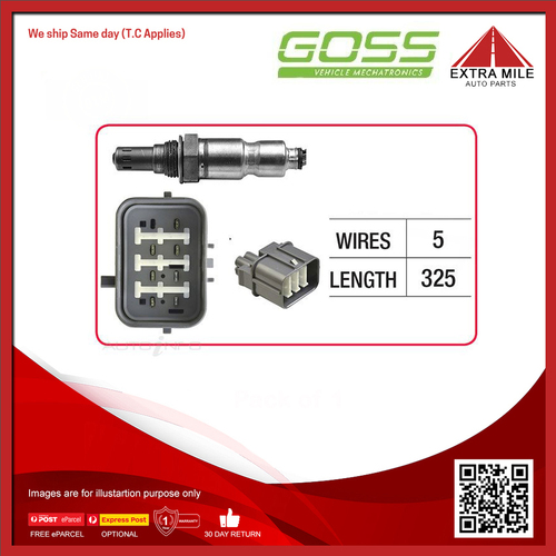 Goss Oxygen Sensor Pre-Catalytic For Honda MOX YD 3.5L V6 J35A5 4D Wagon