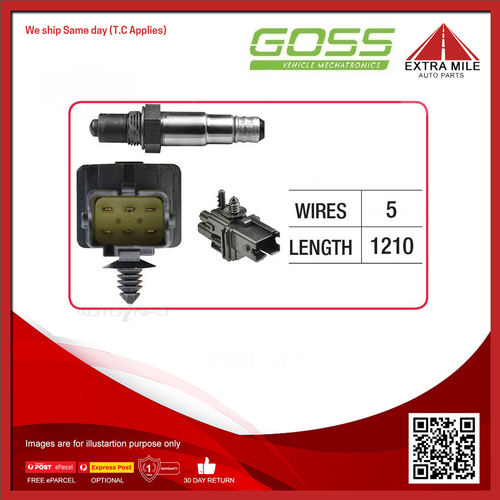 Goss Oxygen Sensor Pre-Catalytic For Volvo V70 2.4T P2 2.3L/2.4L/2.5L, P80 2.0L