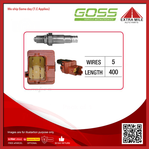 Goss Oxygen Sensor Pre-Catalytic For Subaru Impreza B10, G11 2.0L EJ201 4D Sedan