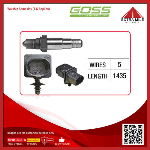 Goss Oxygen Sensor Pre-cat For Porsche Cayenne 9PA 4.8L M48.01 V8 4D SUV