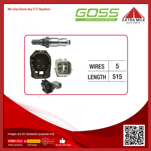 Goss Oxygen Sensor Pre-Catalytic For Mazda CX-7 ER 2.5L L5 4D SUV Mid-Size