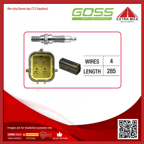 Goss Oxygen Sensor Post-Catalytic For Mazda RX-8 FE 1.3L 13BMSP ROTARY2