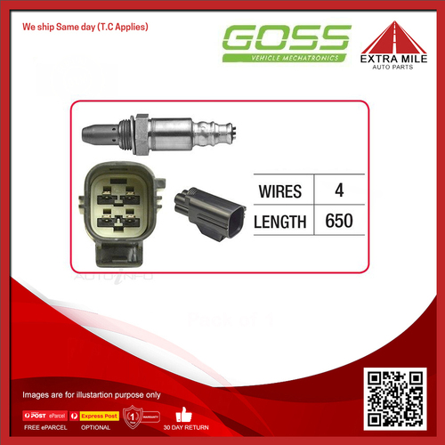 Goss Oxygen Sensor Pre-Catalytic For Jaguar XK X150 4.2L/5.0L V8 508PN, AJ34