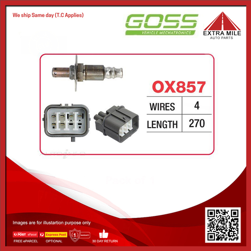 Goss Oxygen Sensor Pre-Catalytic For Suzuki Grand Vitara JB416,JB420 JT 1.6/2.0L