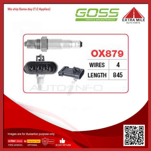 Goss Oxygen Sensor Pre-Catalytic For GWM X240 CC 2.4L 4G69S4N 4D SUV Mid-Size